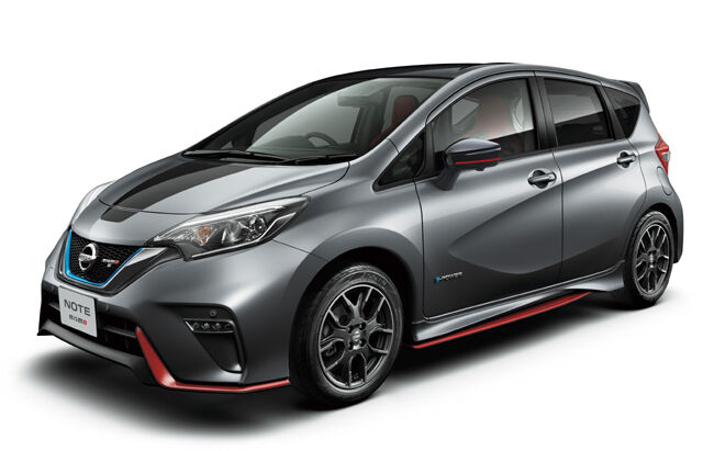 スポーティな装備アイテムを豊富に組み込んだノートNISMOの特別仕様車